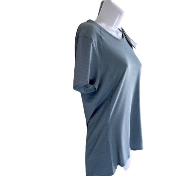 Adidas Climacool Athletic Blue Running Top Womens Small New With Tags - Picture 3 of 11